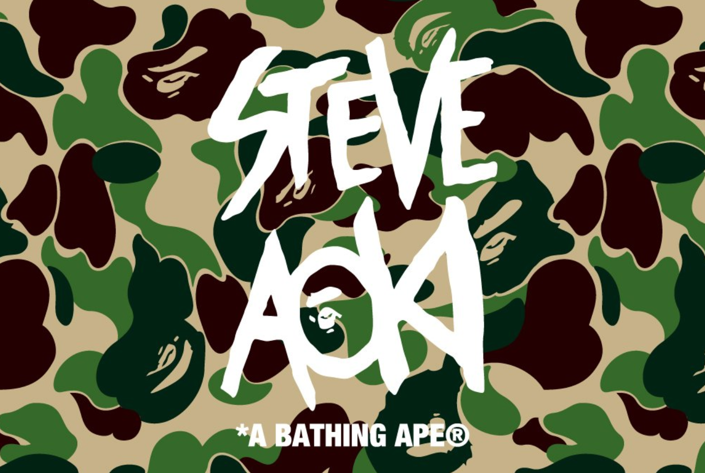 A BATHING APE® x STEVE AOKI 8/18(土) 発売予定