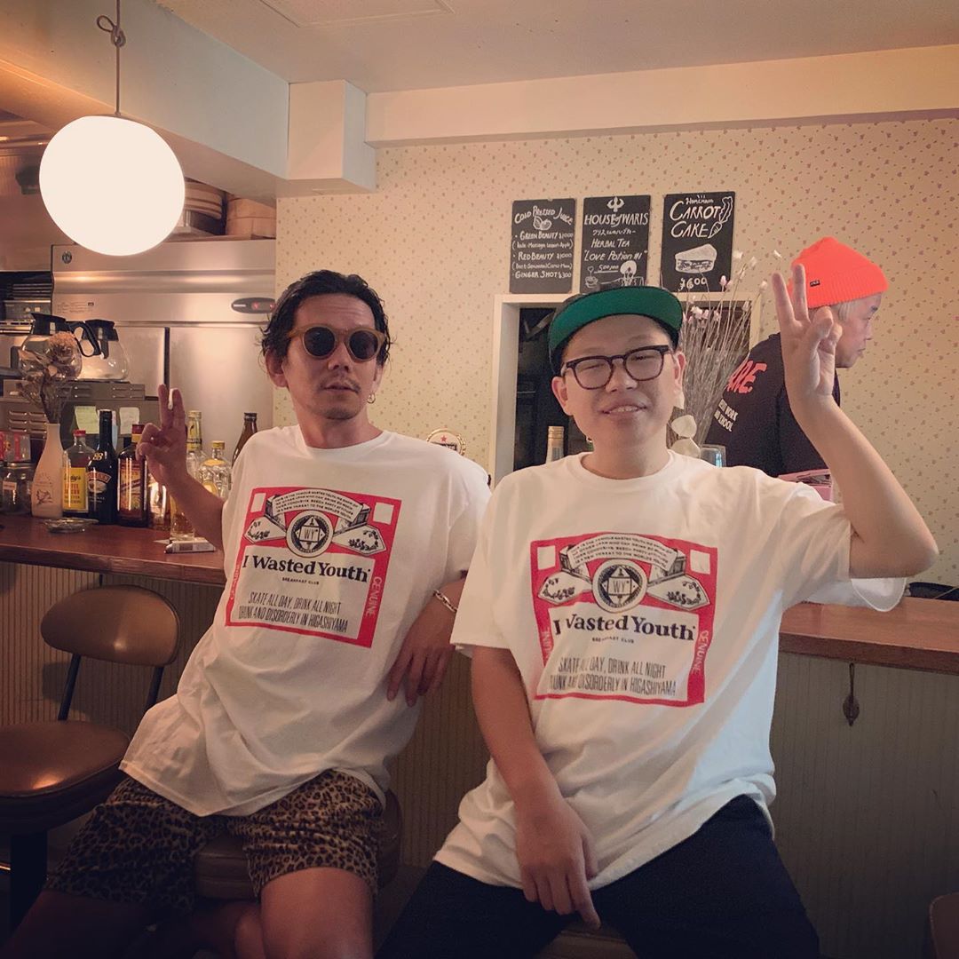 WASTED YOUTH × BREAKFAST CLUB TOKYO コラボTシャツ8/30(金 WASTED YOUTH × BREAKFAST CLUB TOKYO コラボTシャツ8/30(金