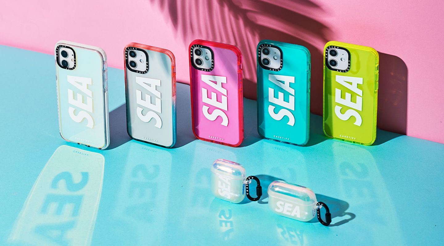 wind and sea × Casetify コラボ iPhone ケースiphonexs - iPhoneケース