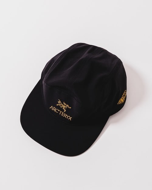 ARC'TERYX × BEAMS GAMMA 5 PANEL CAP 24K BLACK