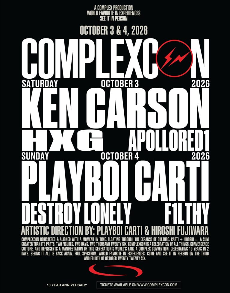 fragment design × ComplexCon 2026
