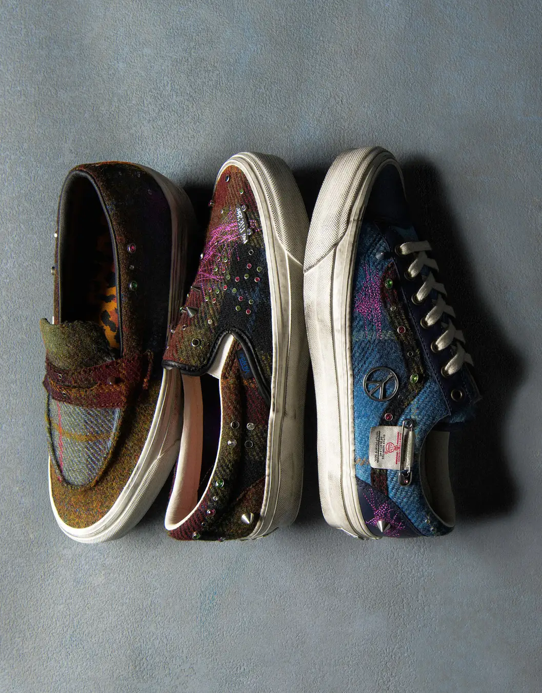 VANS × Harris Tweed 3型