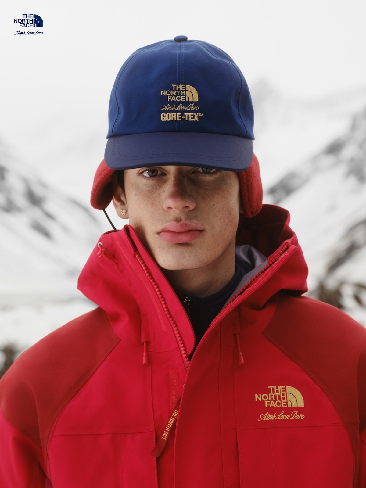 GORE-TEX キャップと着用