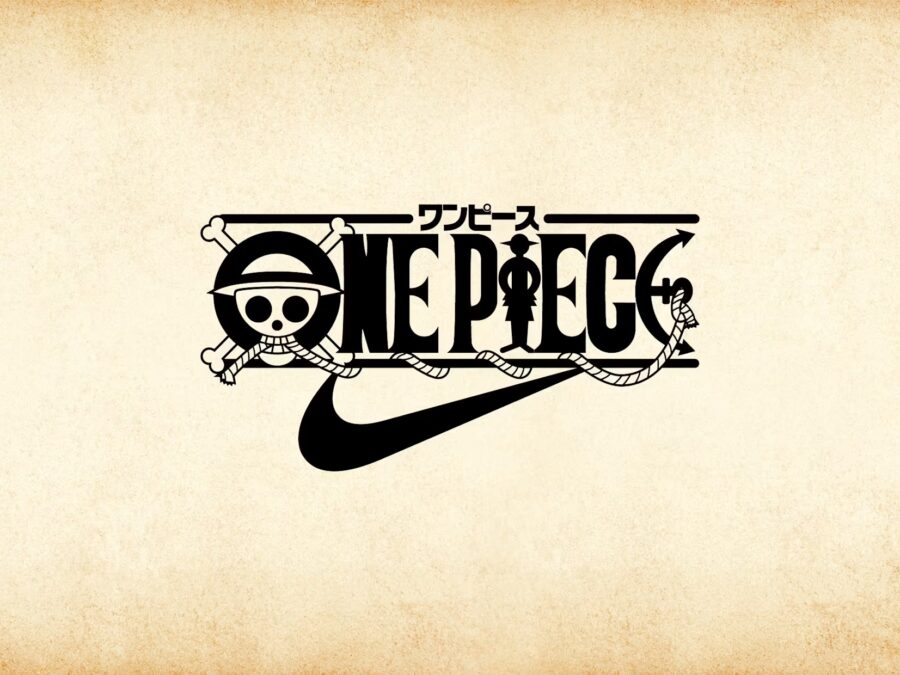 ONE PIECE × NIKE コラボレーションのロゴ