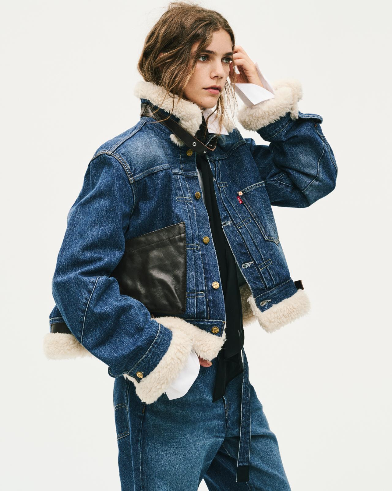 sacai × Levi's 2026年秋冬コラボのルック