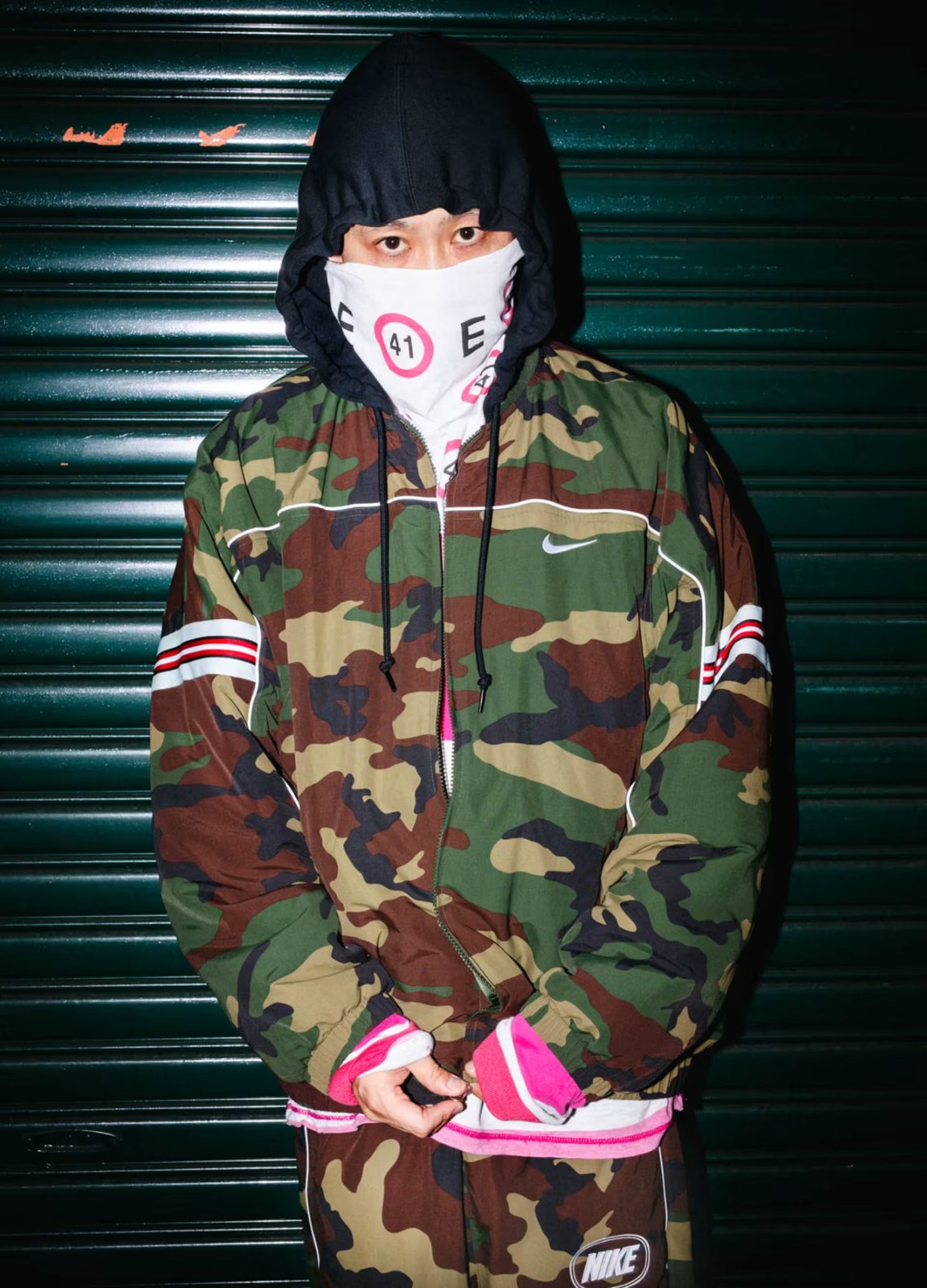 Supreme × Nike 26FW ナイロン ジャケットとパンツ カモ