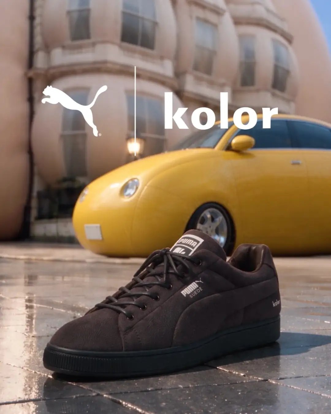 kolor × PUMA スウェード キービジュアル