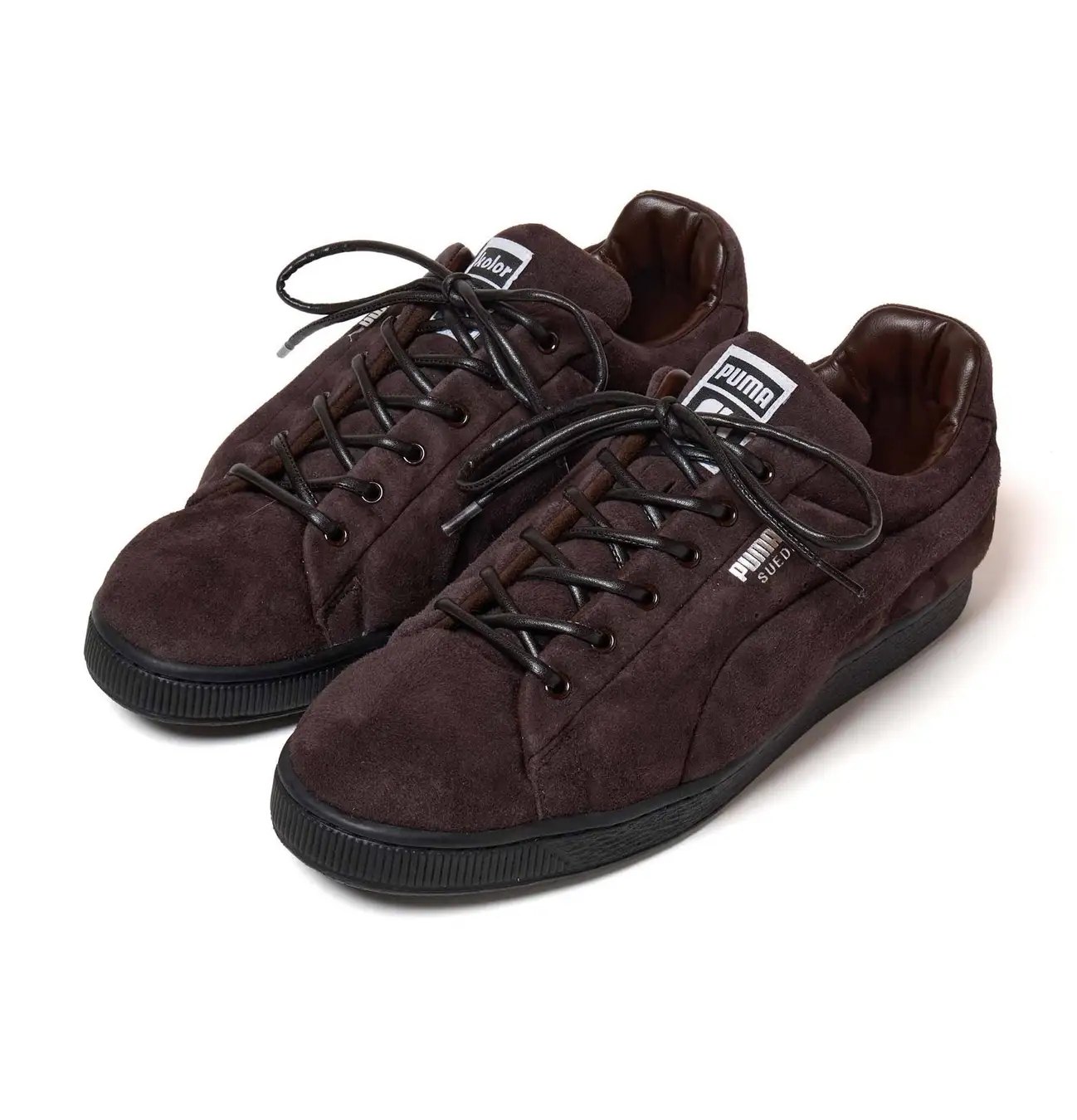 膨らんだシルエットのkolor × PUMA スウェード