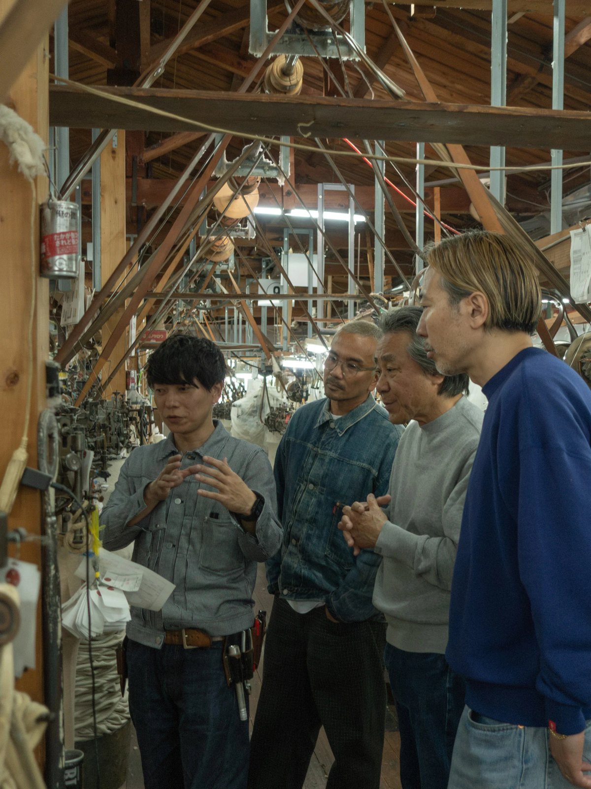 リーバイス × ループウィラー × ビームス 工場見学
