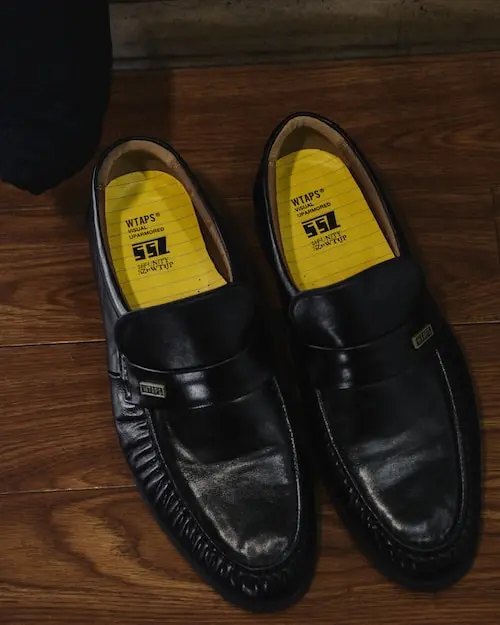 SSZ × WTAPS レザーシューズ