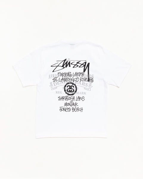 ステューシー × デニムティアーズ Tシャツ ホワイト