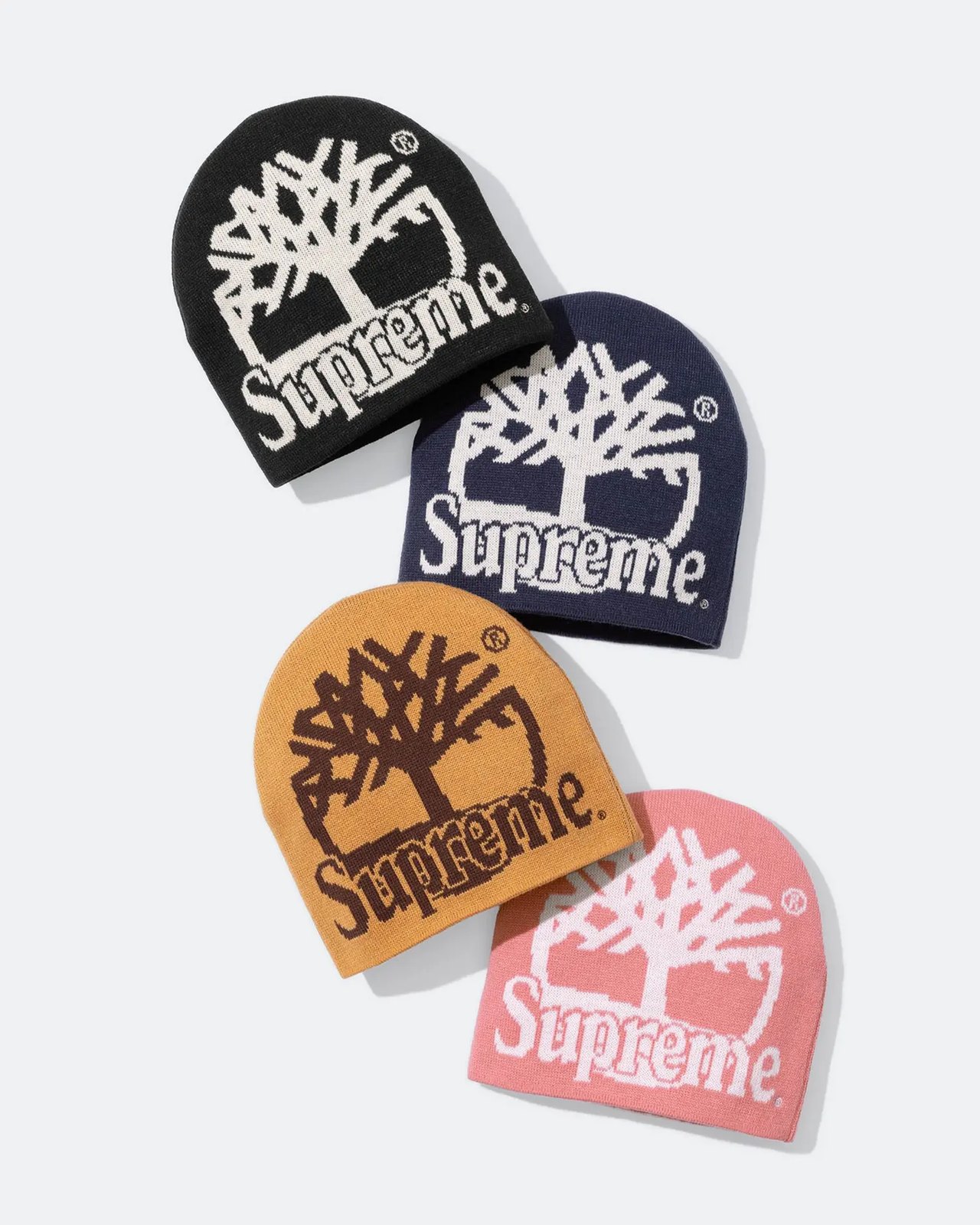 Supreme × Timberland 2026FW Beanie 全4色