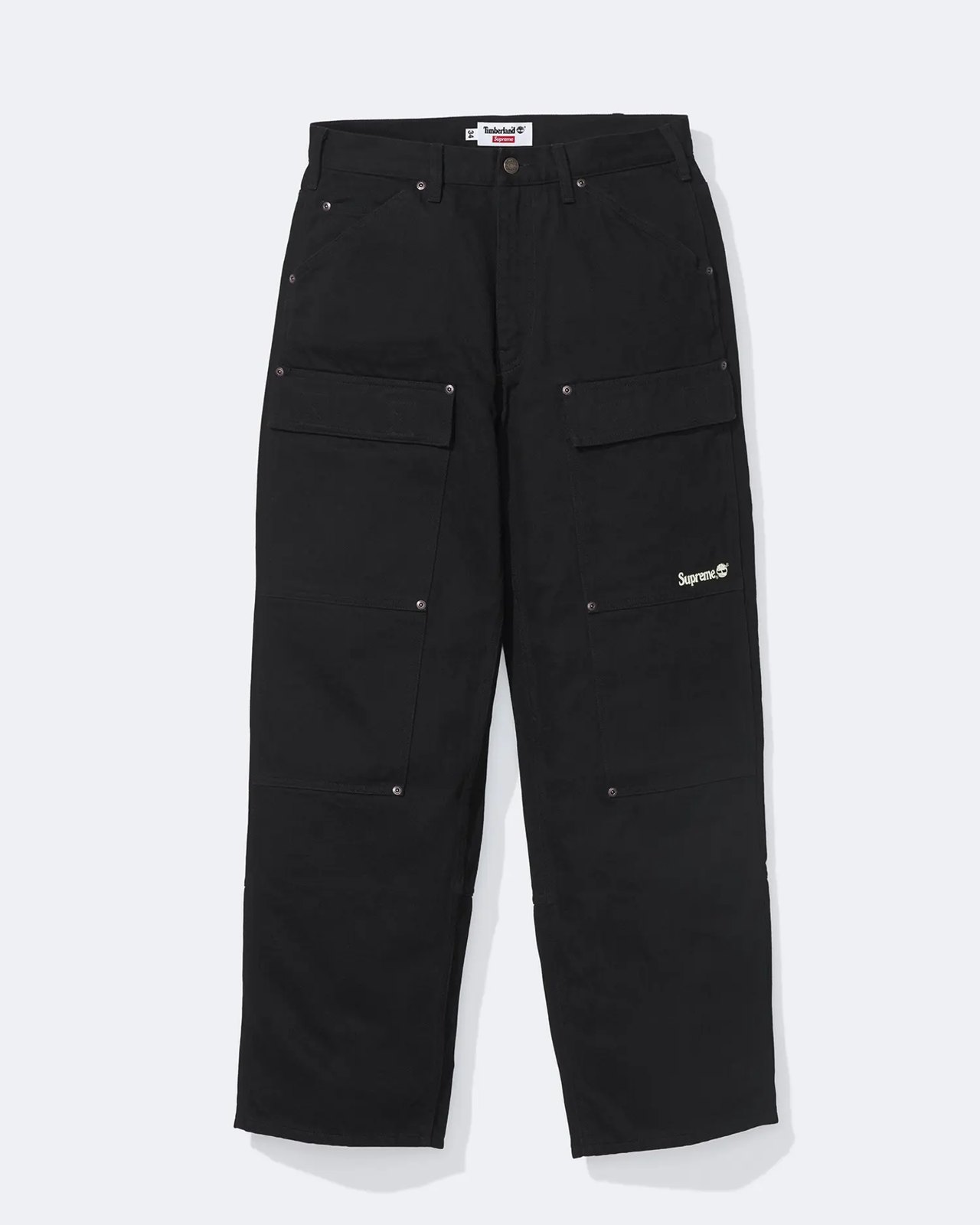 Supreme × Timberland 2026FW Double Knee Denim Utility Pant（ブラック）