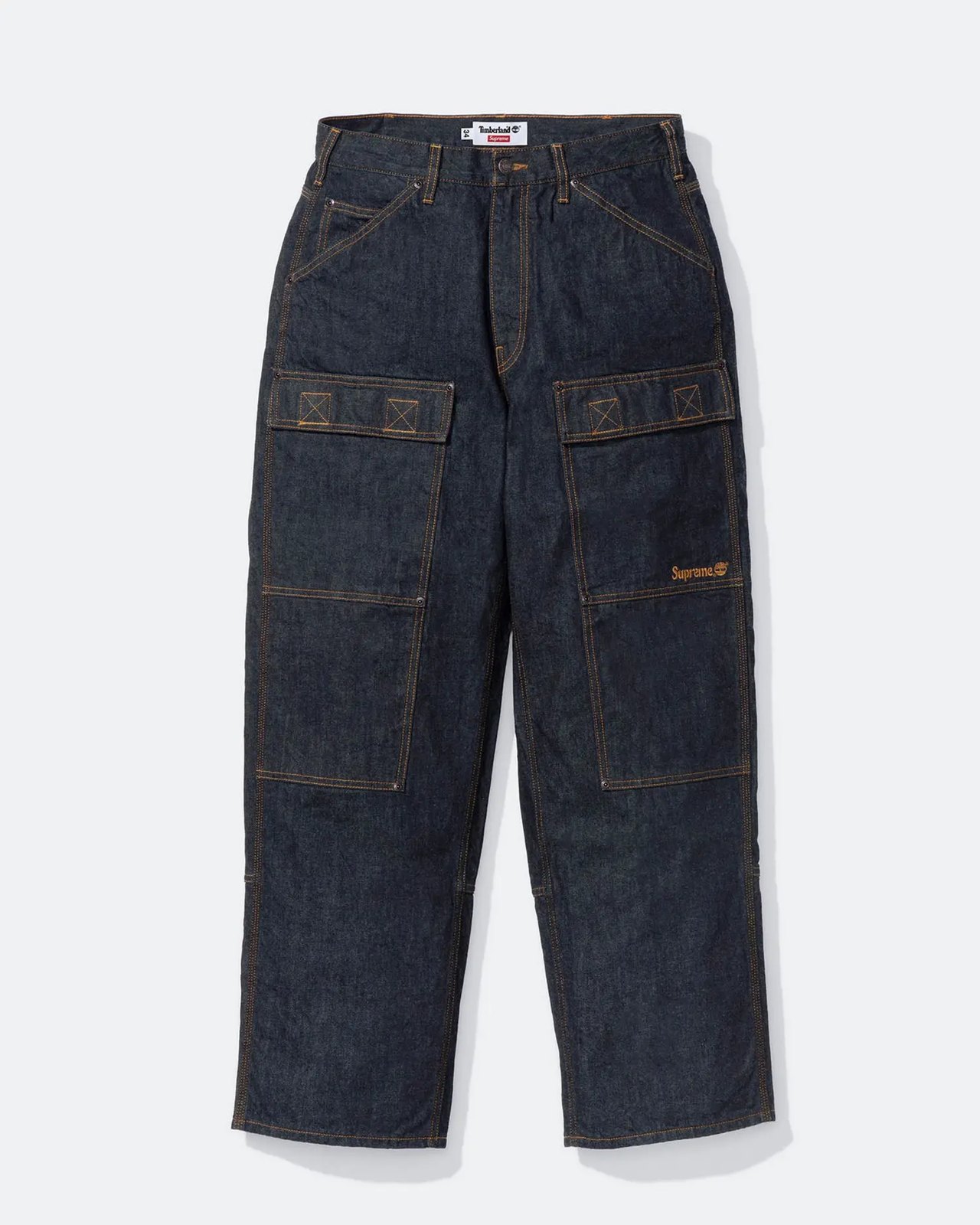 Supreme × Timberland 2026FW Double Knee Denim Utility Pant（リジッド）