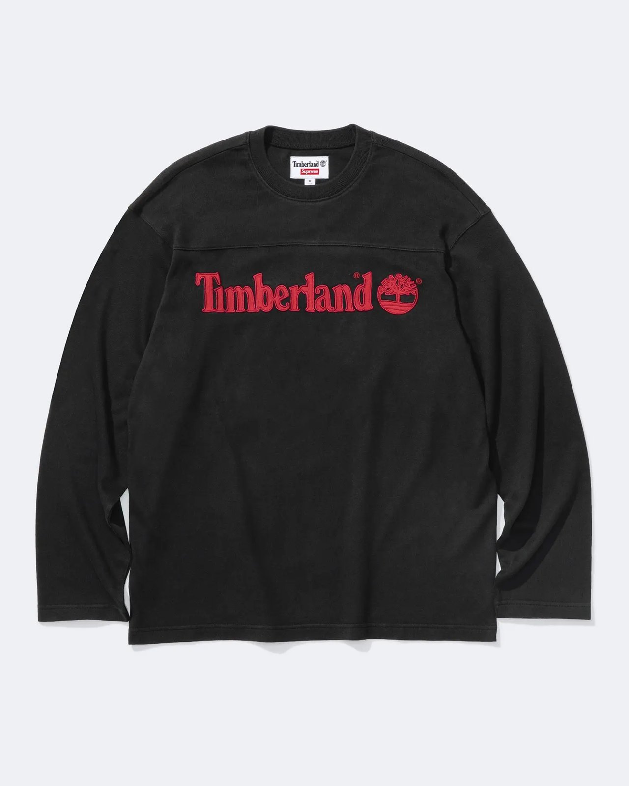 Supreme × Timberland 2026FW L/S Football Top（ブラック）