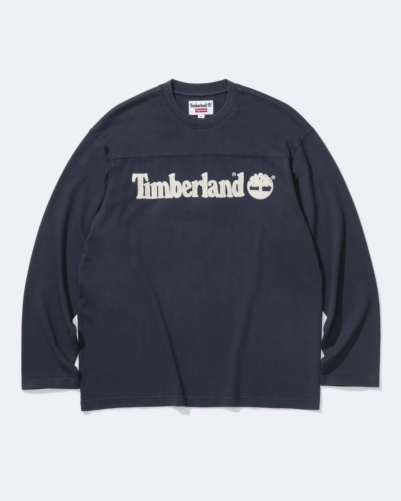 Supreme × Timberland 2026FW L/S Football Top（ネイビー）