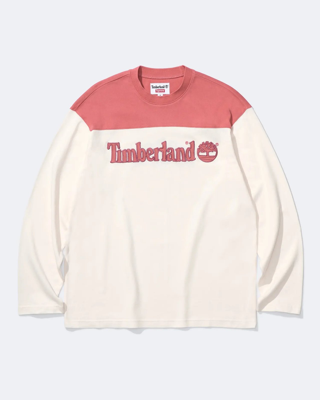 Supreme × Timberland 2026FW L/S Football Top（ピンク）