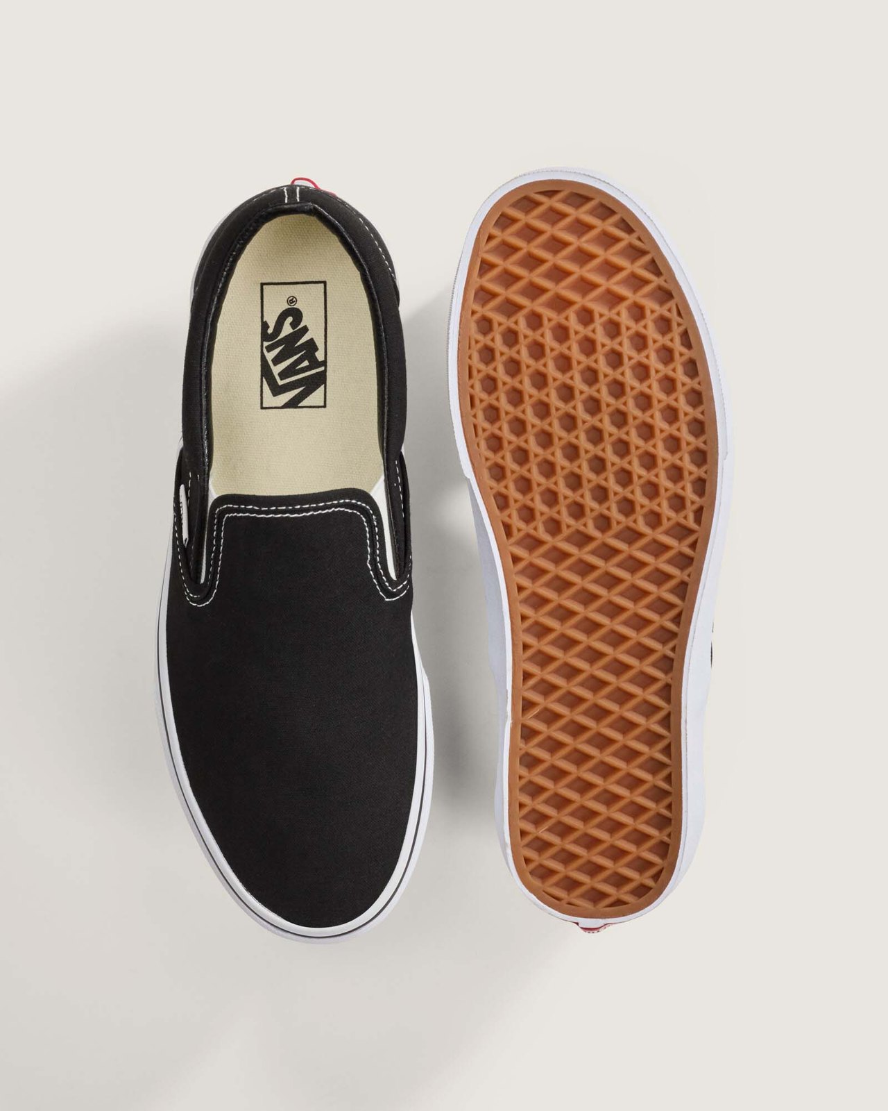 VANS CLASSIC SLIP-ON インソールとワッフルソール
