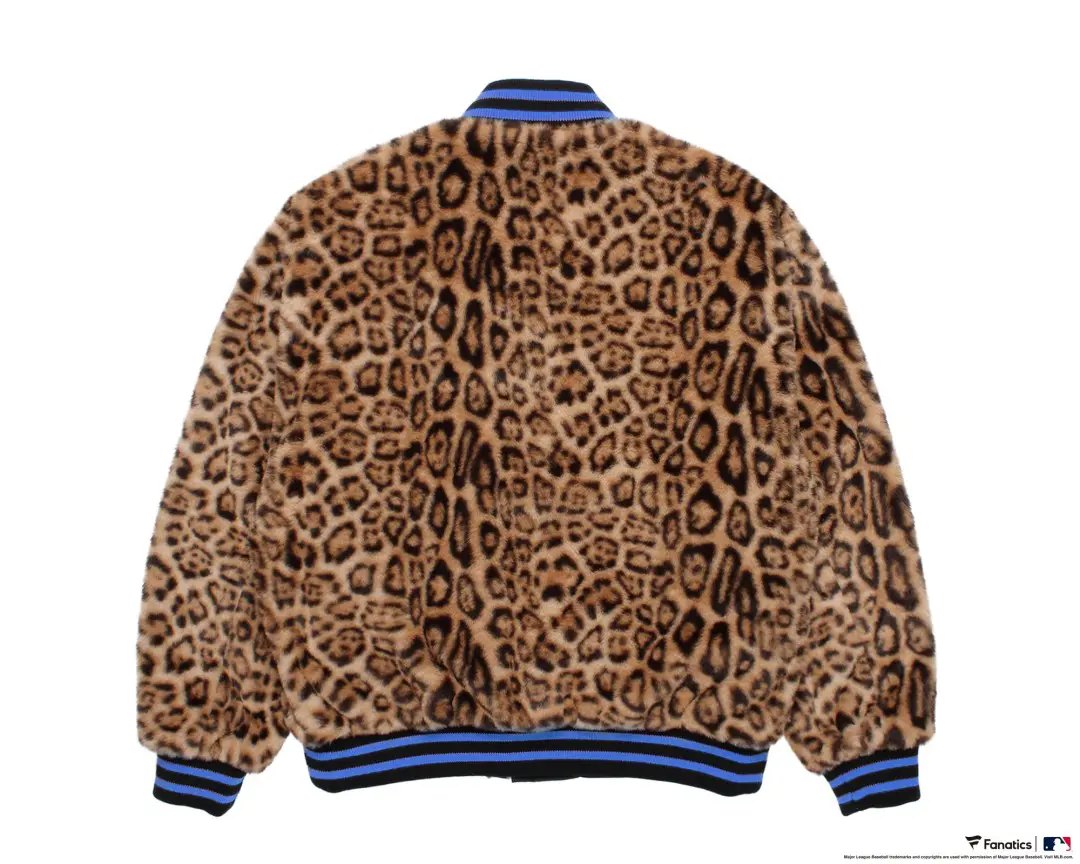 WACKO MARIA × MLB 同 レオパード面 背面