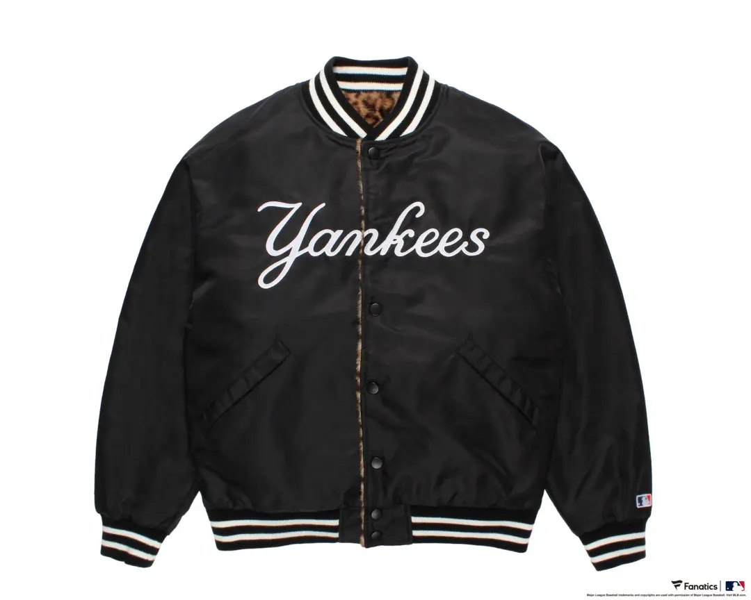 WACKO MARIA × MLB リバーシブル バーシティジャケット（ヤンキース）ナイロン面